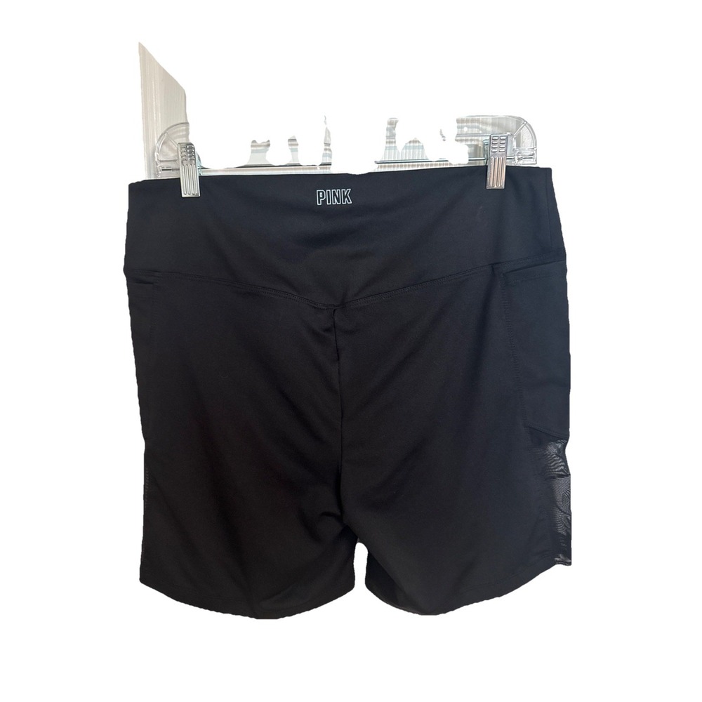 VS Pink Active Biker Shorts Women's Black Workout Running Sz XL